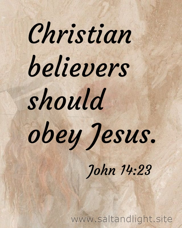 Another version of 'Christian believers should love God with all their hearts. Matthew 22:37'