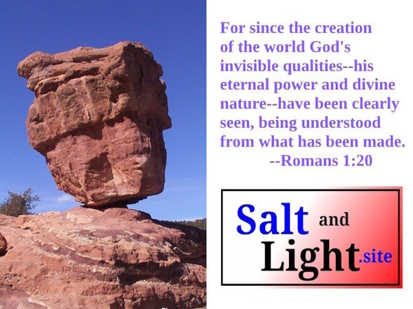 Wyoming Mountain with Romans 1:20
