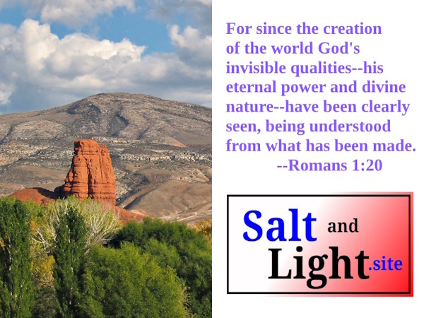 Bighorn Scenic Byway Wyoming photo with Romans 1:20