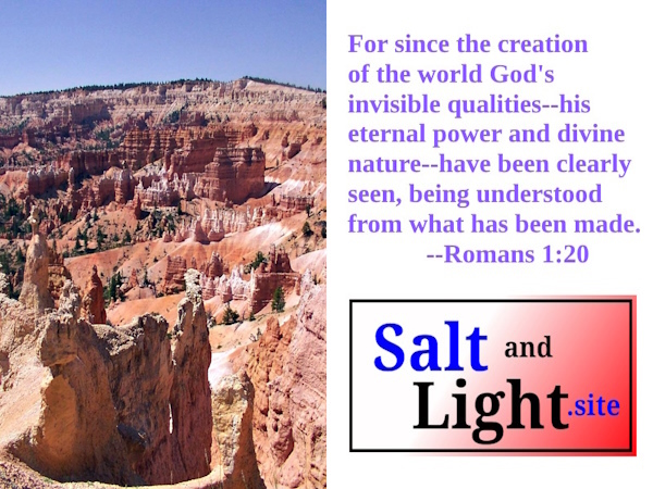 Wyoming Mountain with Romans 1:20