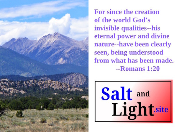 Collegiate Peaks Scenic Byway Colorado photo with Romans 1:20