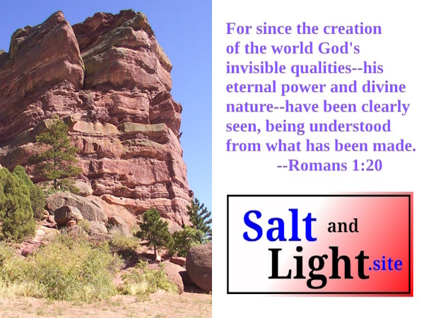 Wyoming Mountain with Romans 1:20