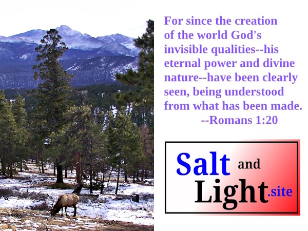 Rocky Mountain National Park photo with Romans 1:20