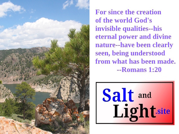 Seminoe to Alcova Backcountry Byway and Seminoe State Park photo with Romans 1:20