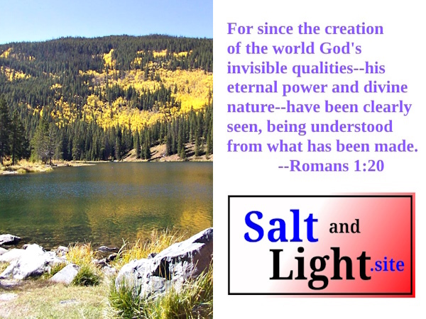 Top of the Rockies Scenic Byway photo with Romans 1:20
