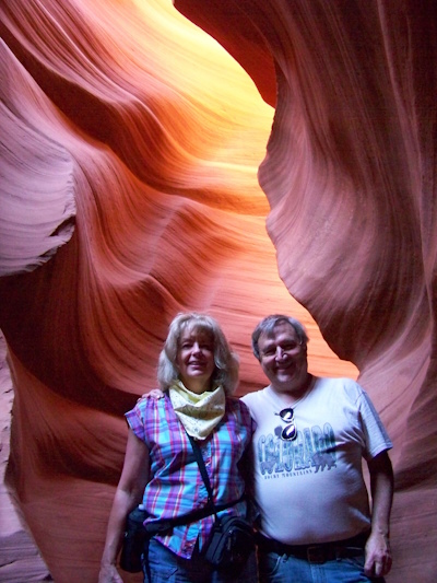Entrance sign for Antelope Canyon, AZ