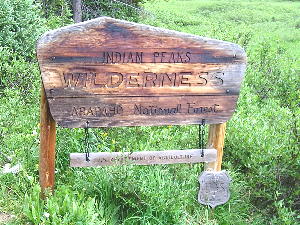 Dave's Photograph at Indian Peaks Wilderness