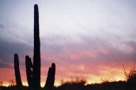 Arizona sunrise and sunset