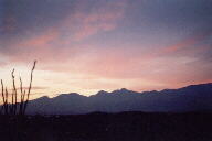 Arizona sunrise and sunset