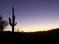 Arizona sunrise and sunset