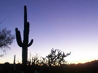Arizona sunrise and sunset