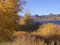 Crystal Lake at Curt Gowdy State Park in Wyoming