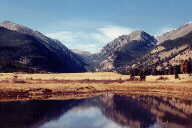 reflections at Rocky Mountain National Park