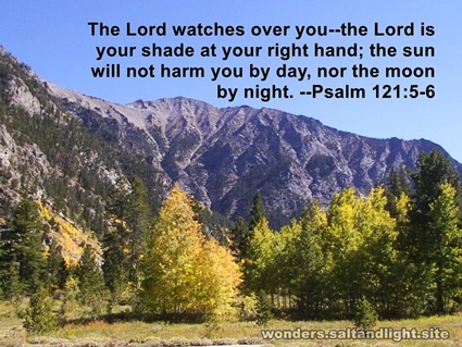 Psalm 121:5-6